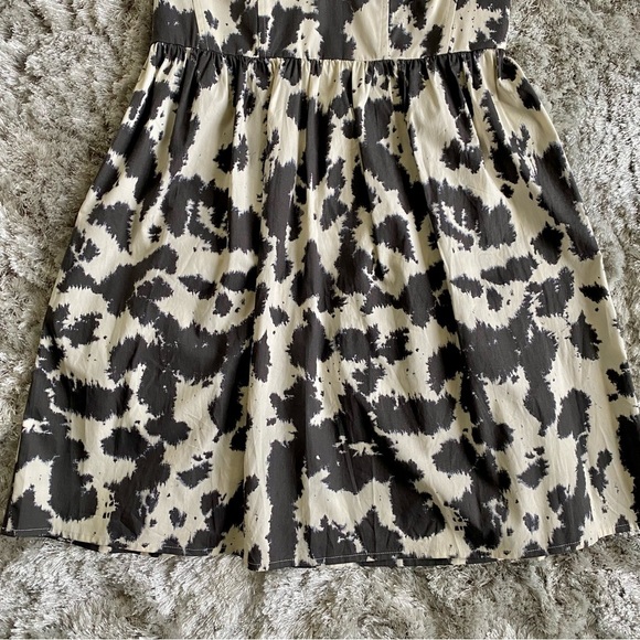 Moda International Black & White Print Dress Size 6 - Picture 8 of 9